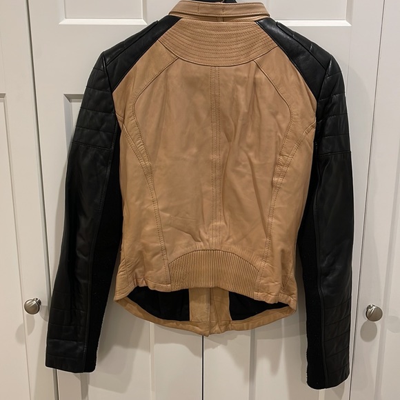 Zara basic leather jacket - Picture 2 of 5
